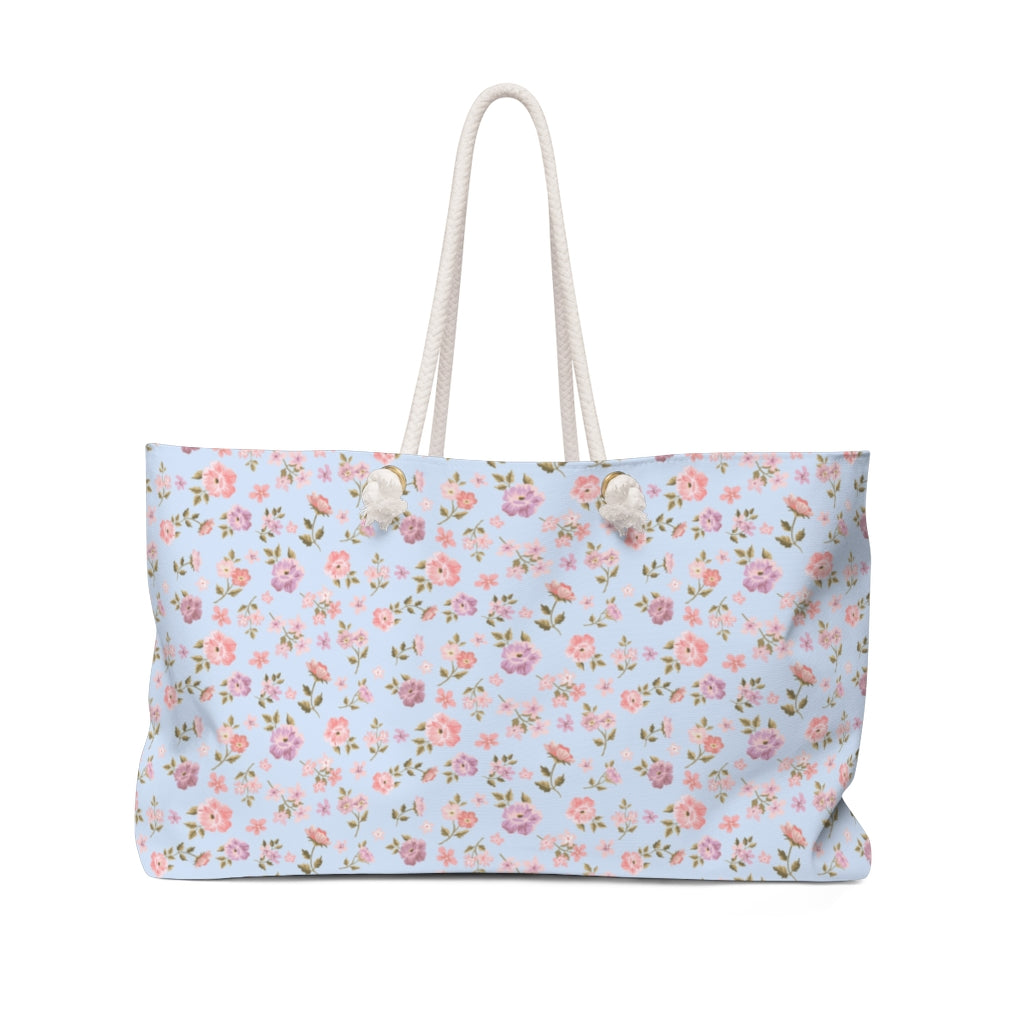 Tote for Pool, Beach, Boat with Rope Handles - Ditsy Floral Loveshackf –