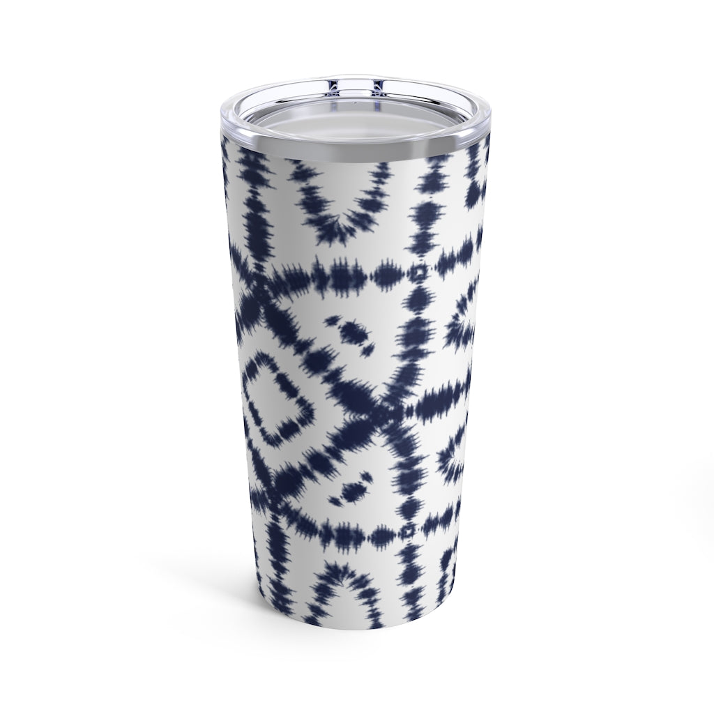 Aqua Boho Floral Tumbler