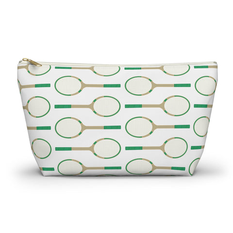 Tennis Racquet - Accessory Zip Pouch Available in Two Sizes