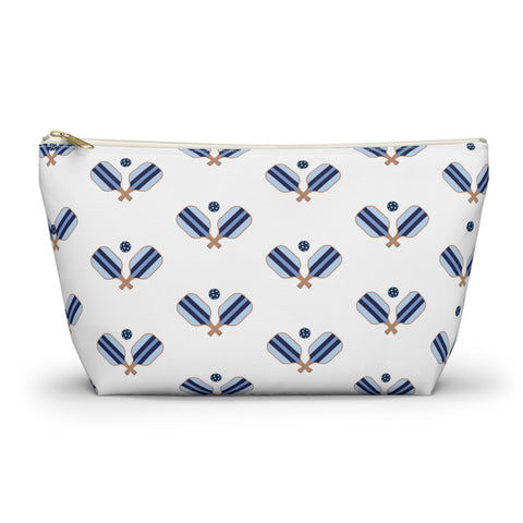 Pickleball Pattern  - Accessory Zip Pouch Available in Two Sizes