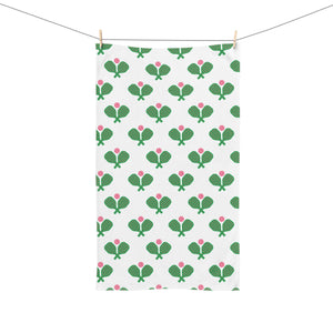 Pickleball Hand Towel in Pickle Ball Print