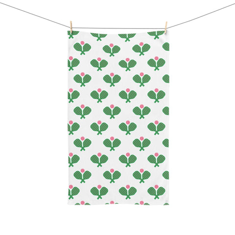 Pickleball Hand Towel in Pickle Ball Print