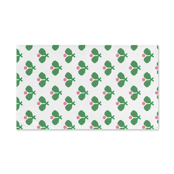 Pickleball Hand Towel in Pickle Ball Print