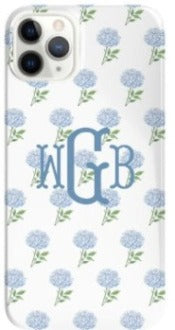 Phone Case - Blue Hydrangea Print